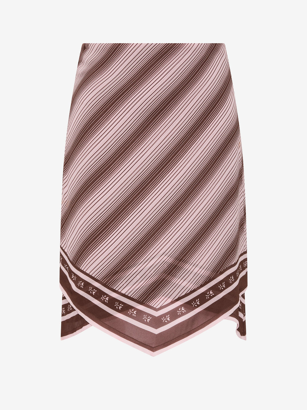 EVELY MIDI SKIRT - GEO SCARF PRINT