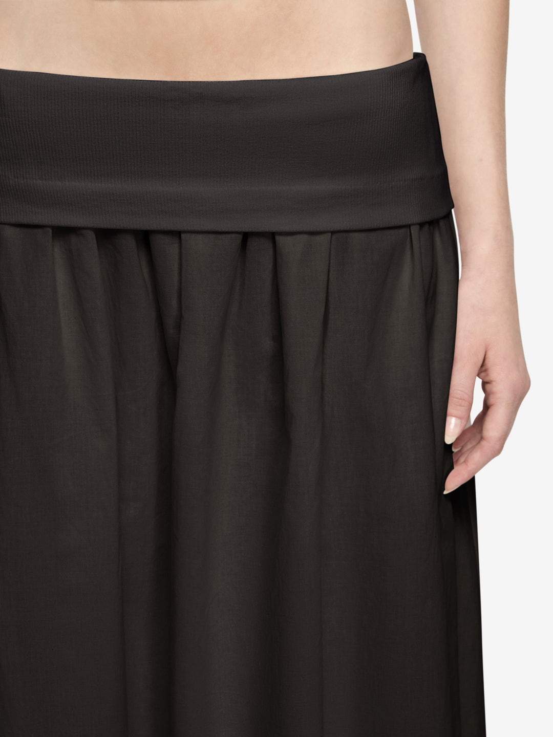 ARI MAXI SKIRT  - SLATE