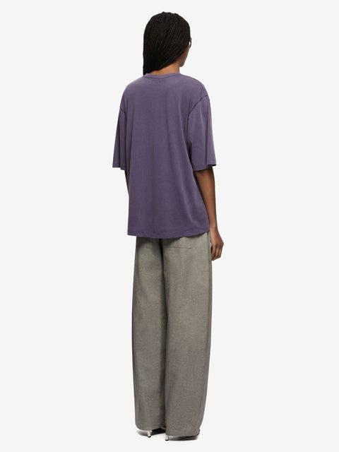 COLE V NECK TEE - AMETHYST