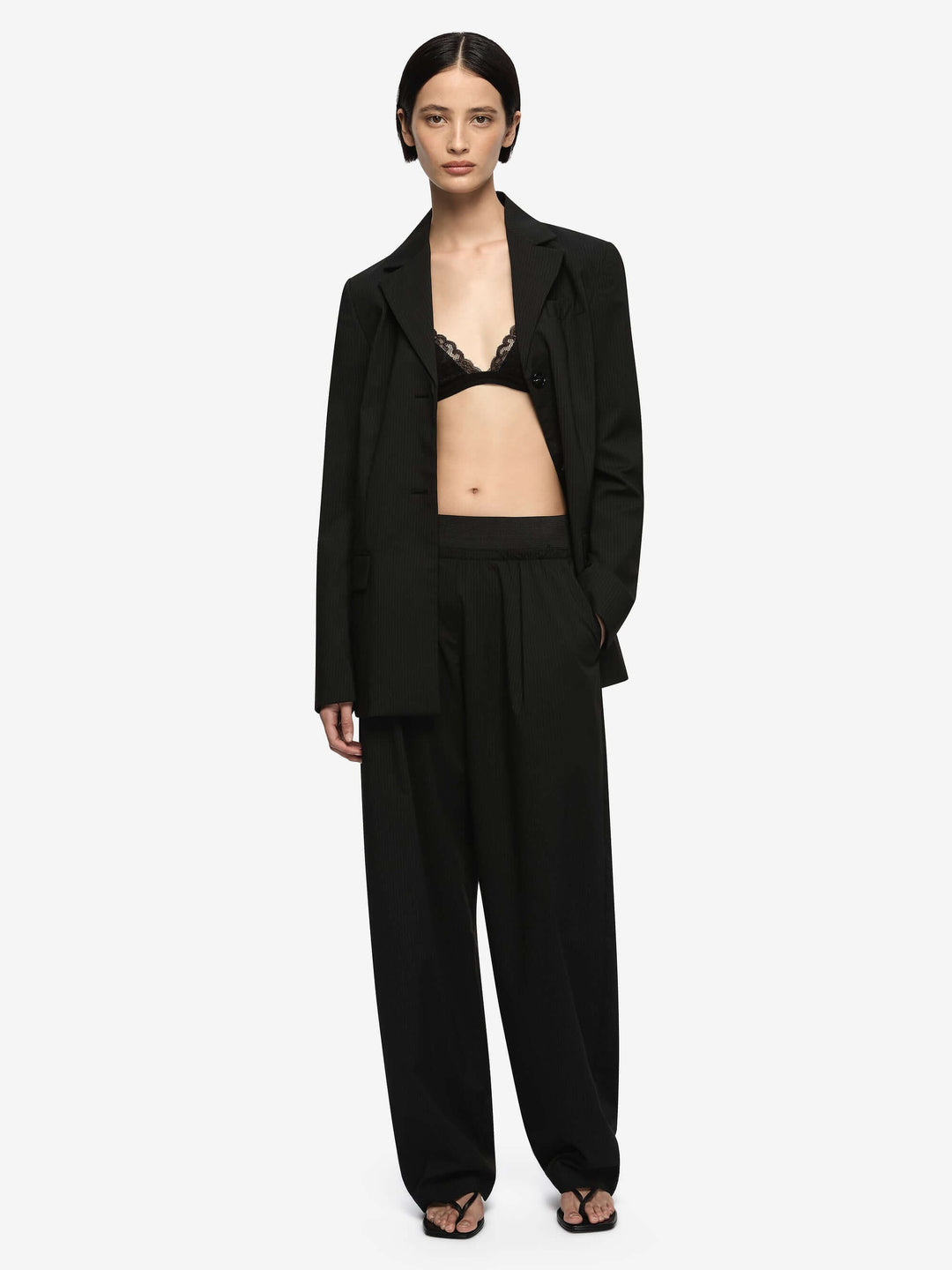 FLEUR BRALETTE  - BLACK