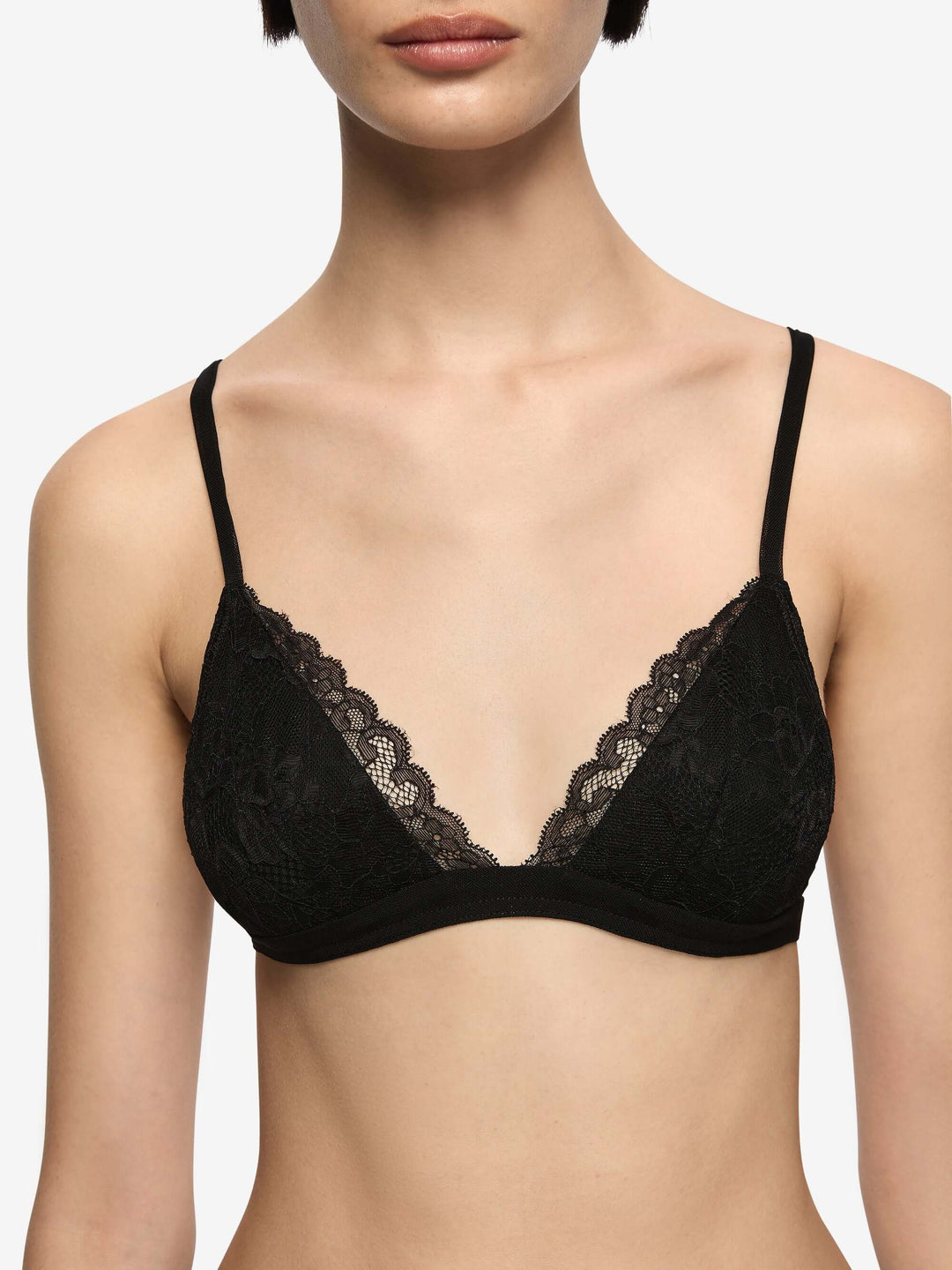 FLEUR BRALETTE  - BLACK