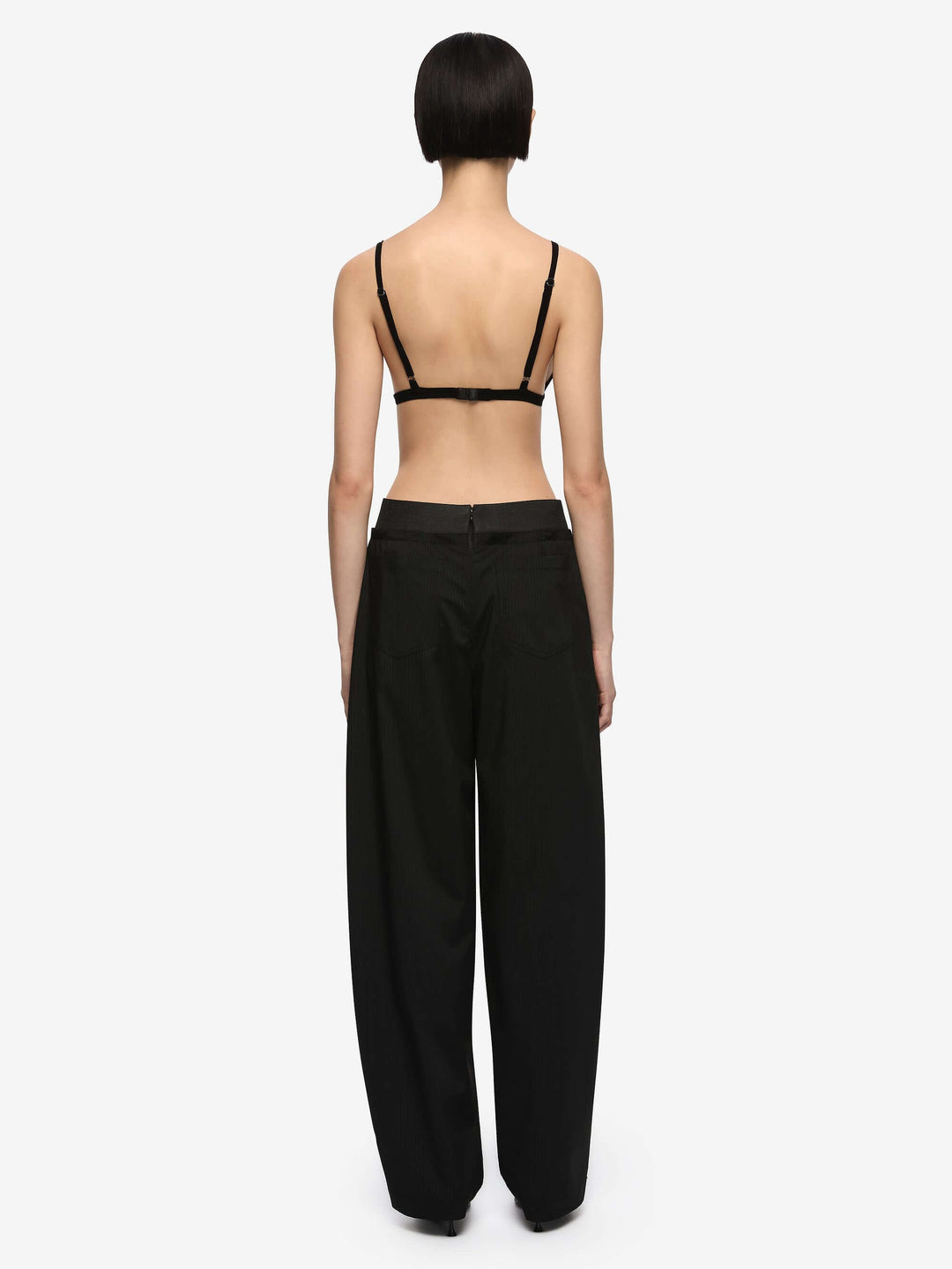 MARCELLI PANT - BLACK/WHITE STRIPE