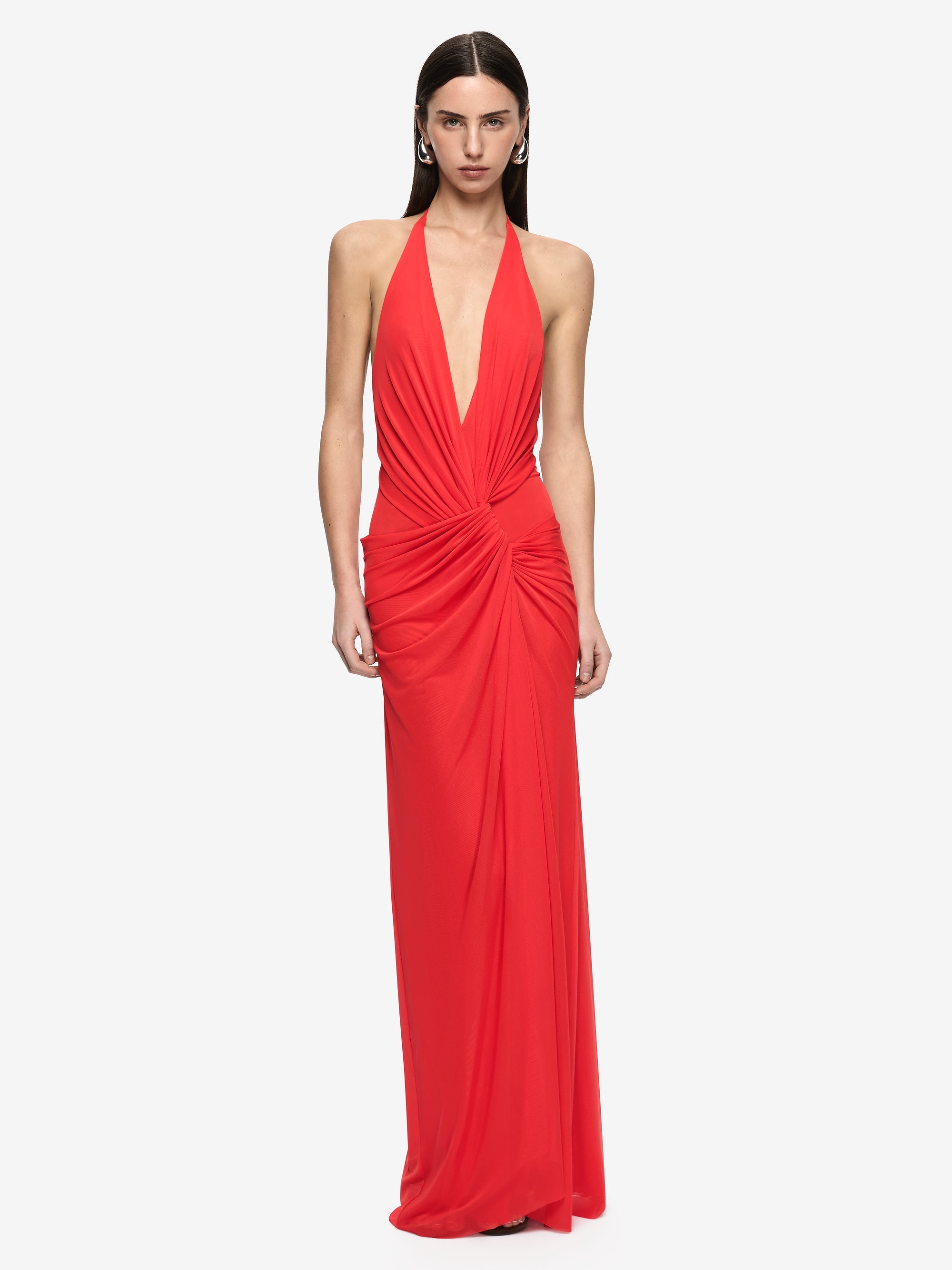 XANTHI V NECK MAXI DRESS