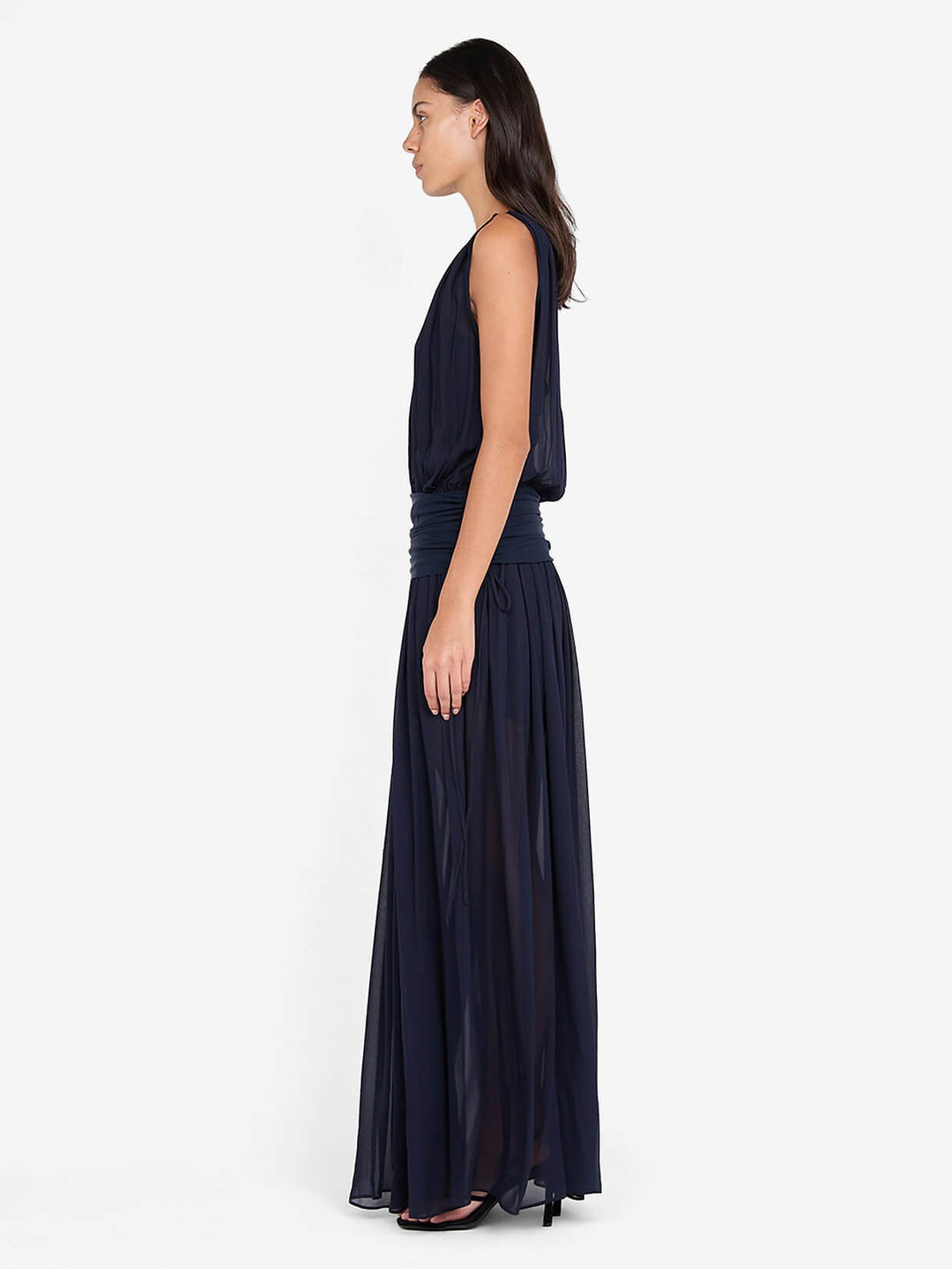 RHONE DROP WAIST DRESS - INK