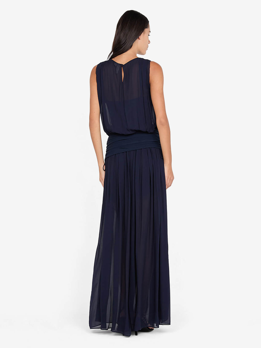 RHONE DROP WAIST DRESS - INK