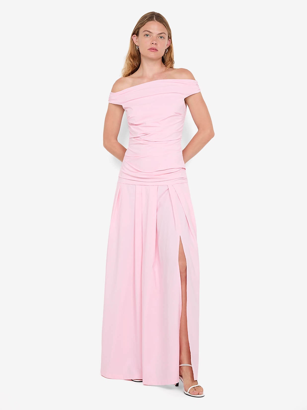 APOLLINE MAXI DRESS - POWDER PINK – BEC + BRIDGE US