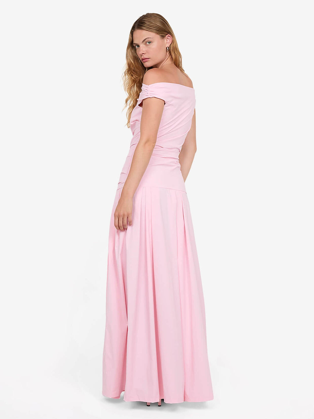 APOLLINE MAXI DRESS - POWDER PINK