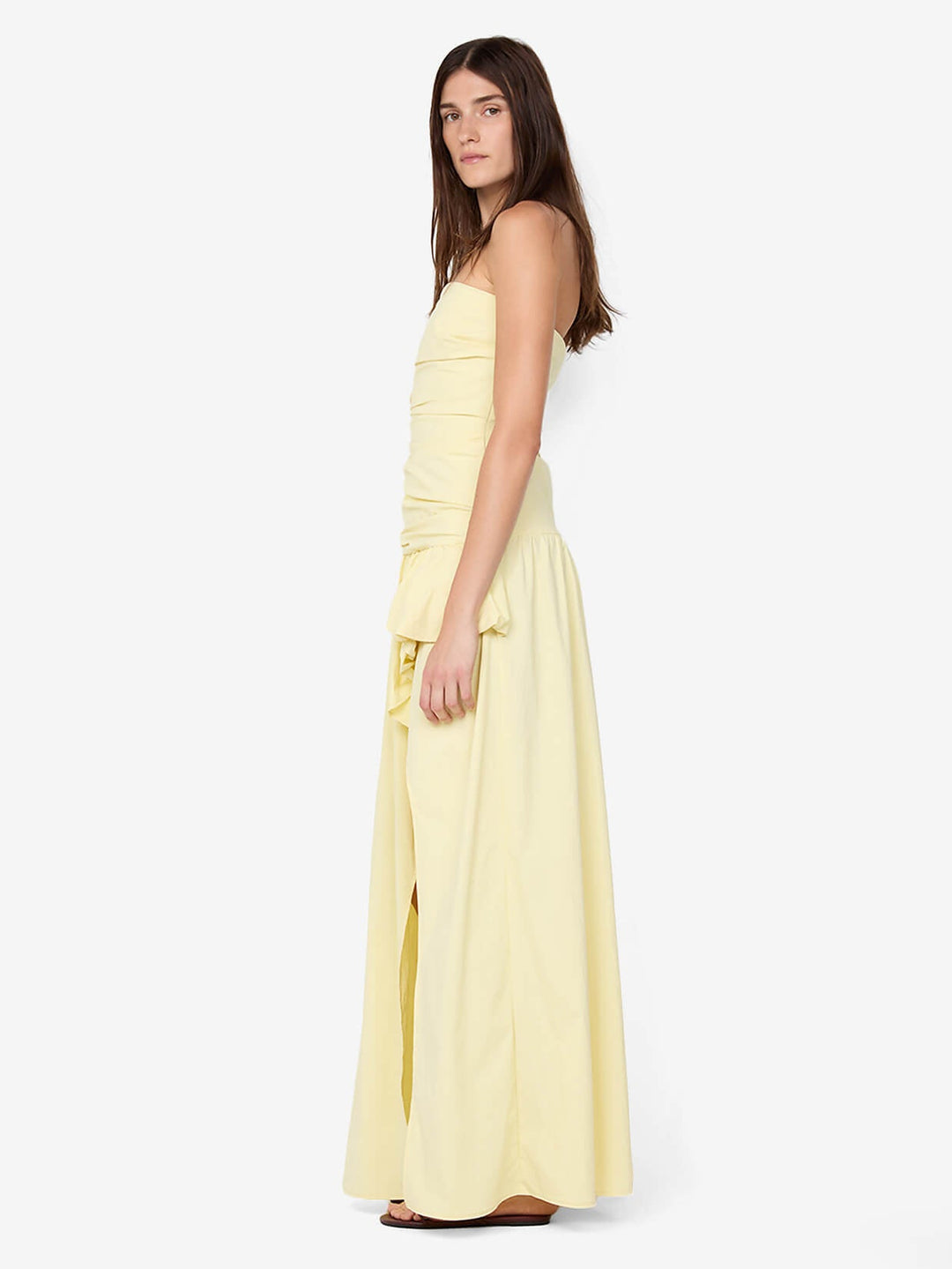 Dante Strapless Maxi Dress - ICE Yellow - 12 Dante Strapless Maxi Dress - ICE Yellow - 12