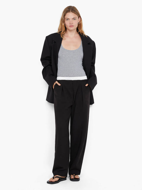 DOMINIK BOXER PANT - BLACK/WHITE