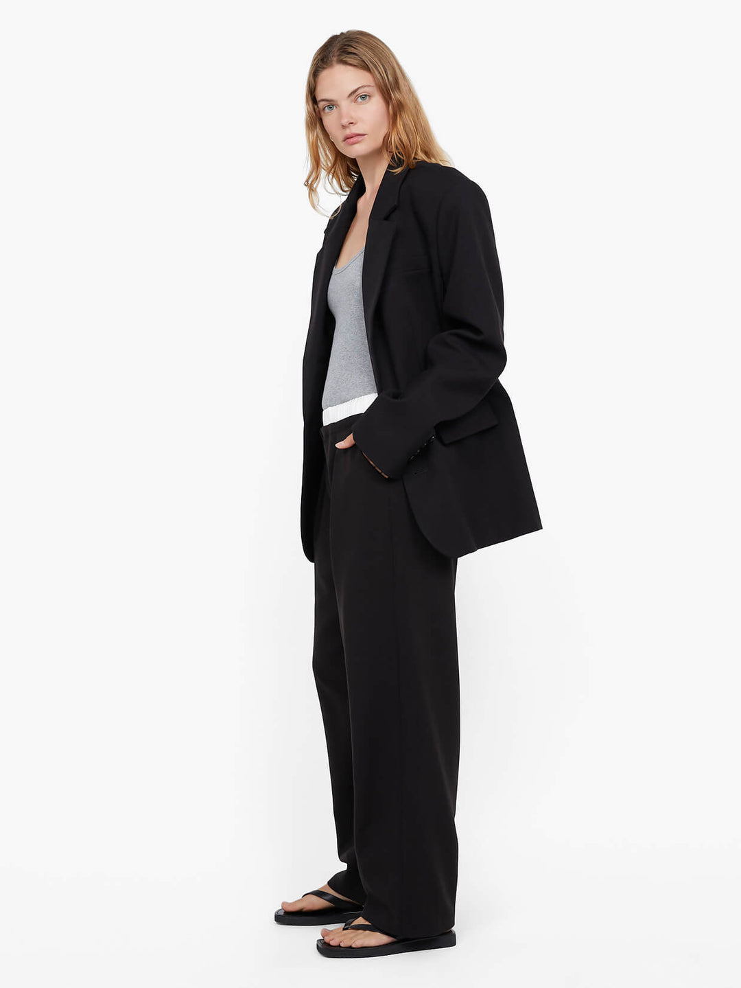 DOMINIK BOXER PANT - BLACK/WHITE