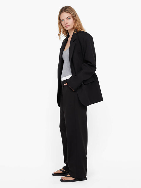 DOMINIK BOXER PANT - BLACK/WHITE