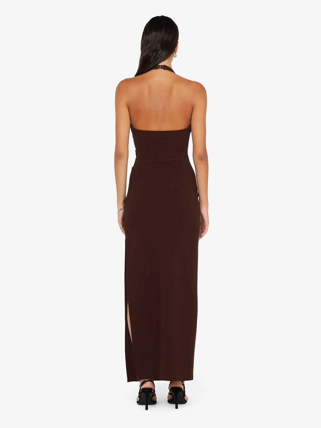 ASTA MAXI DRESS - DARK CHOCOLATE