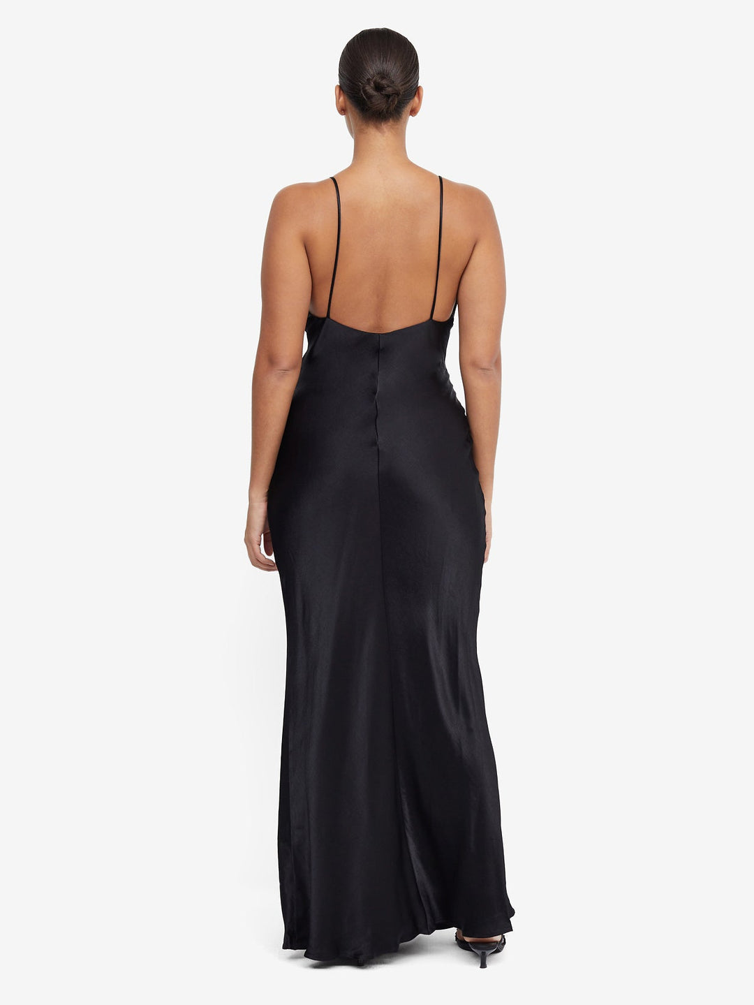 MOON DANCE V MAXI DRESS - BLACK