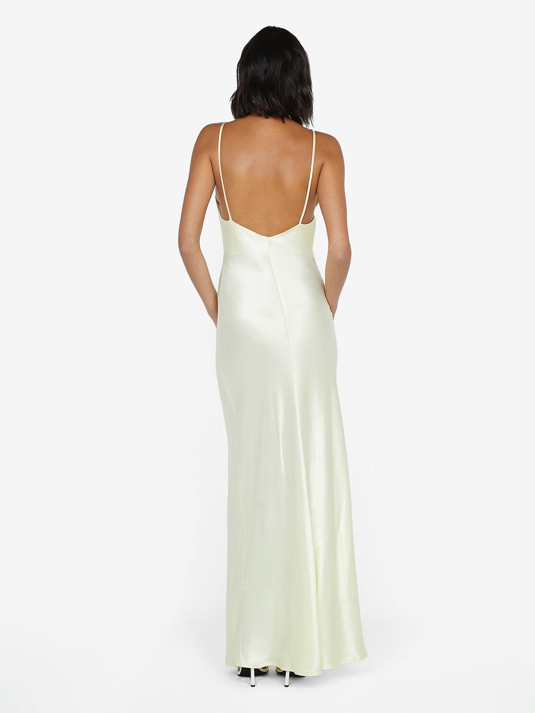 MOON DANCE V MAXI DRESS - ICE YELLOW
