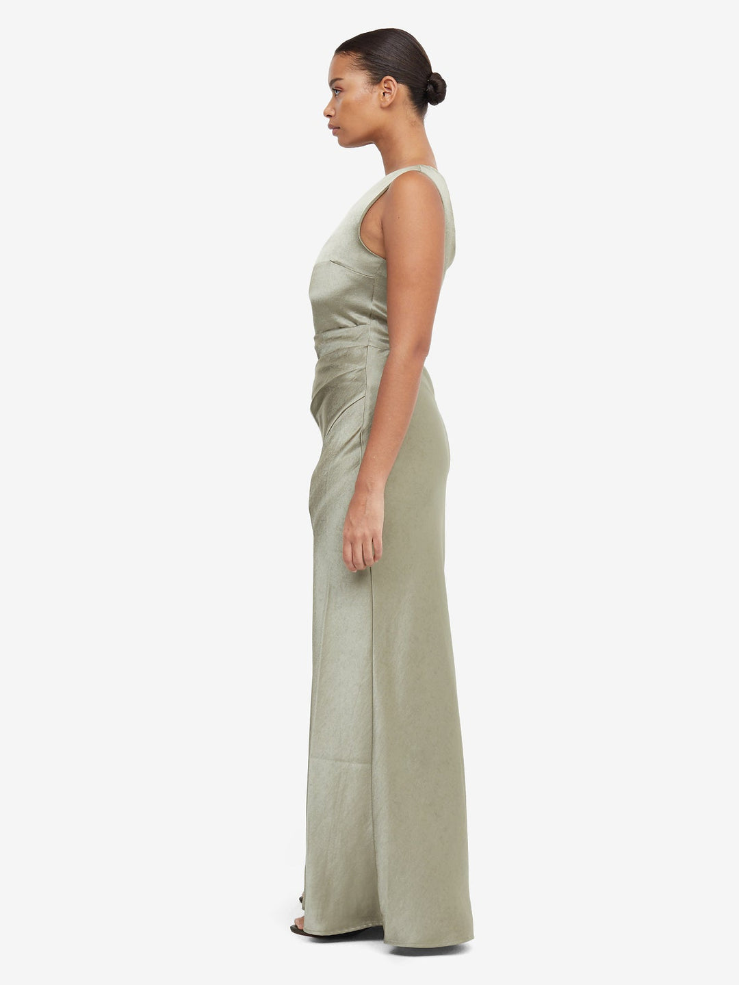 THE DREAMER ASYM DRESS - SAGE