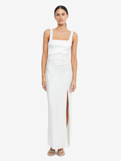 THE DREAMER SQUARE NECK DRESS - IVORY