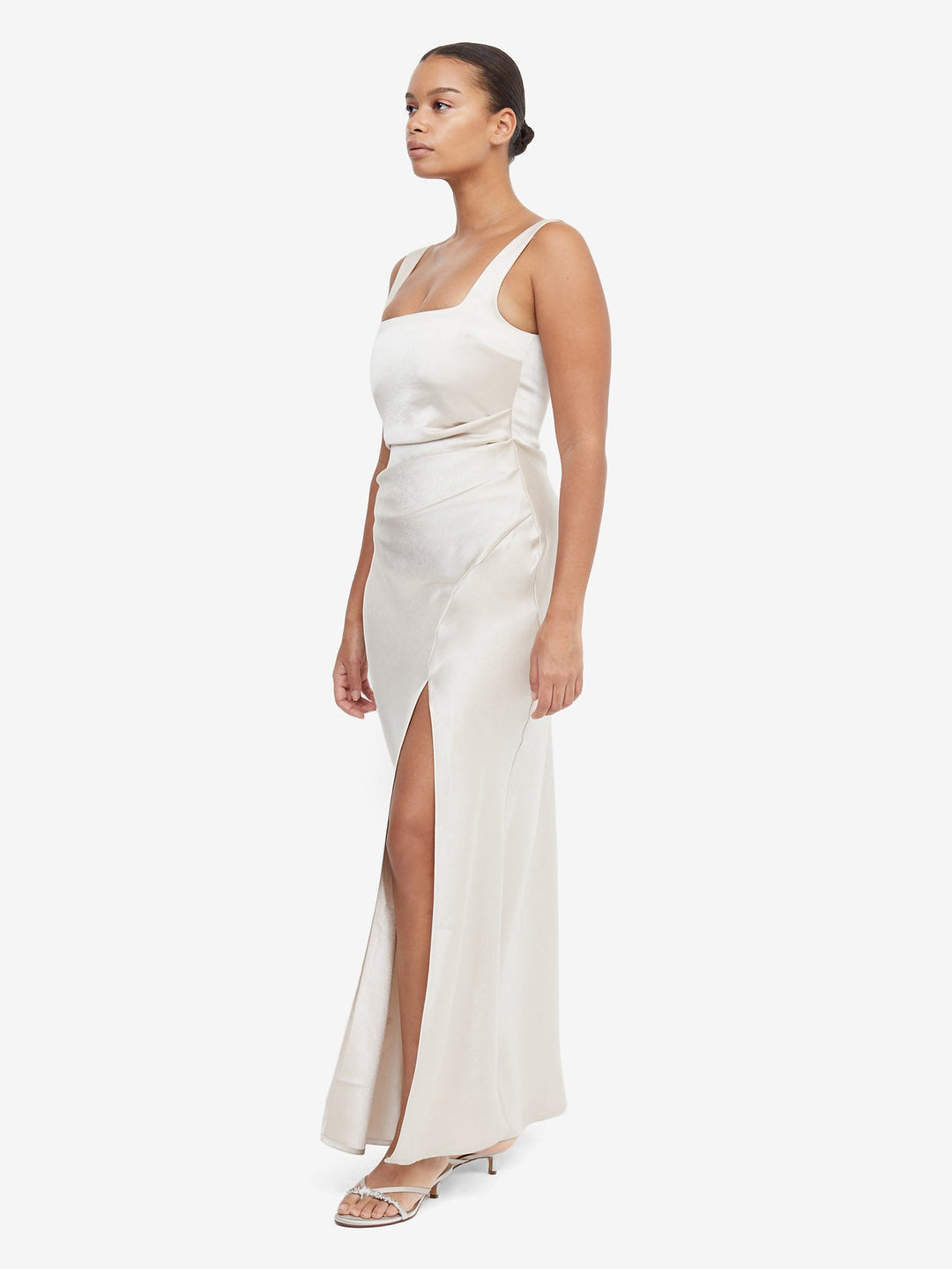 THE DREAMER SQUARE NECK DRESS - SAND