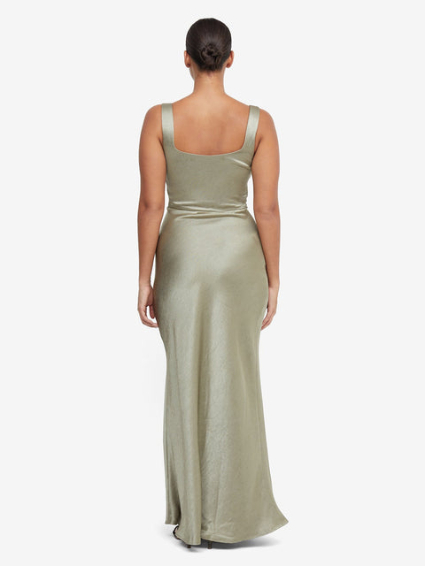 THE DREAMER SQUARE NECK DRESS - SAGE