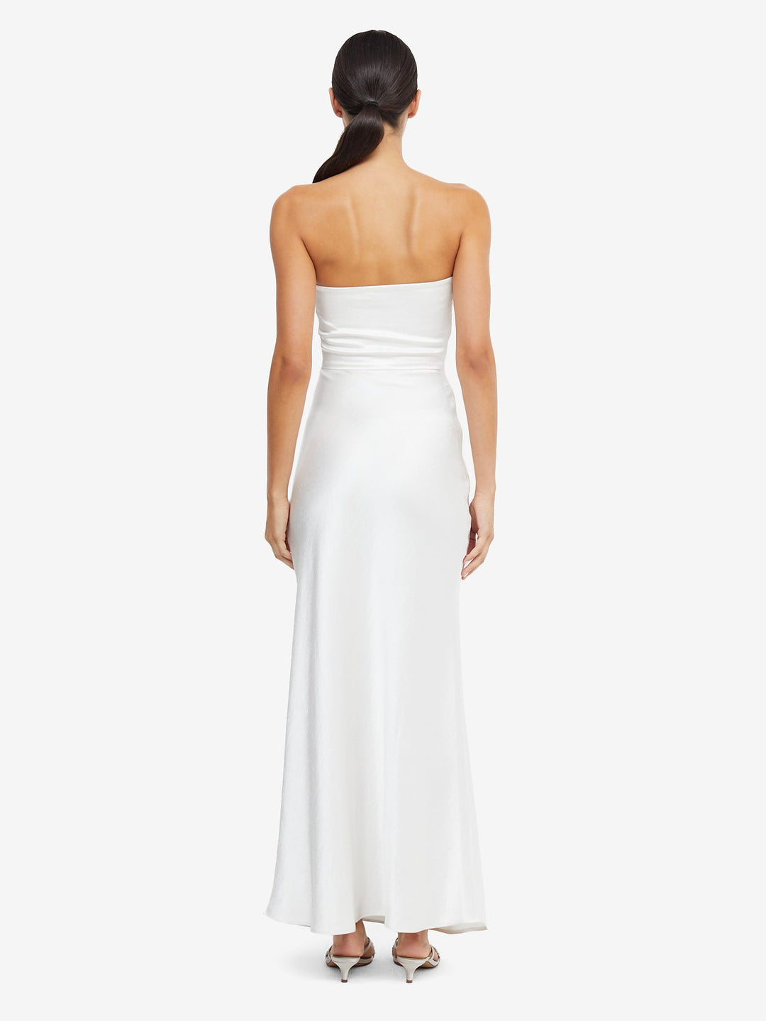 THE DREAMER STRAPLESS DRESS - IVORY