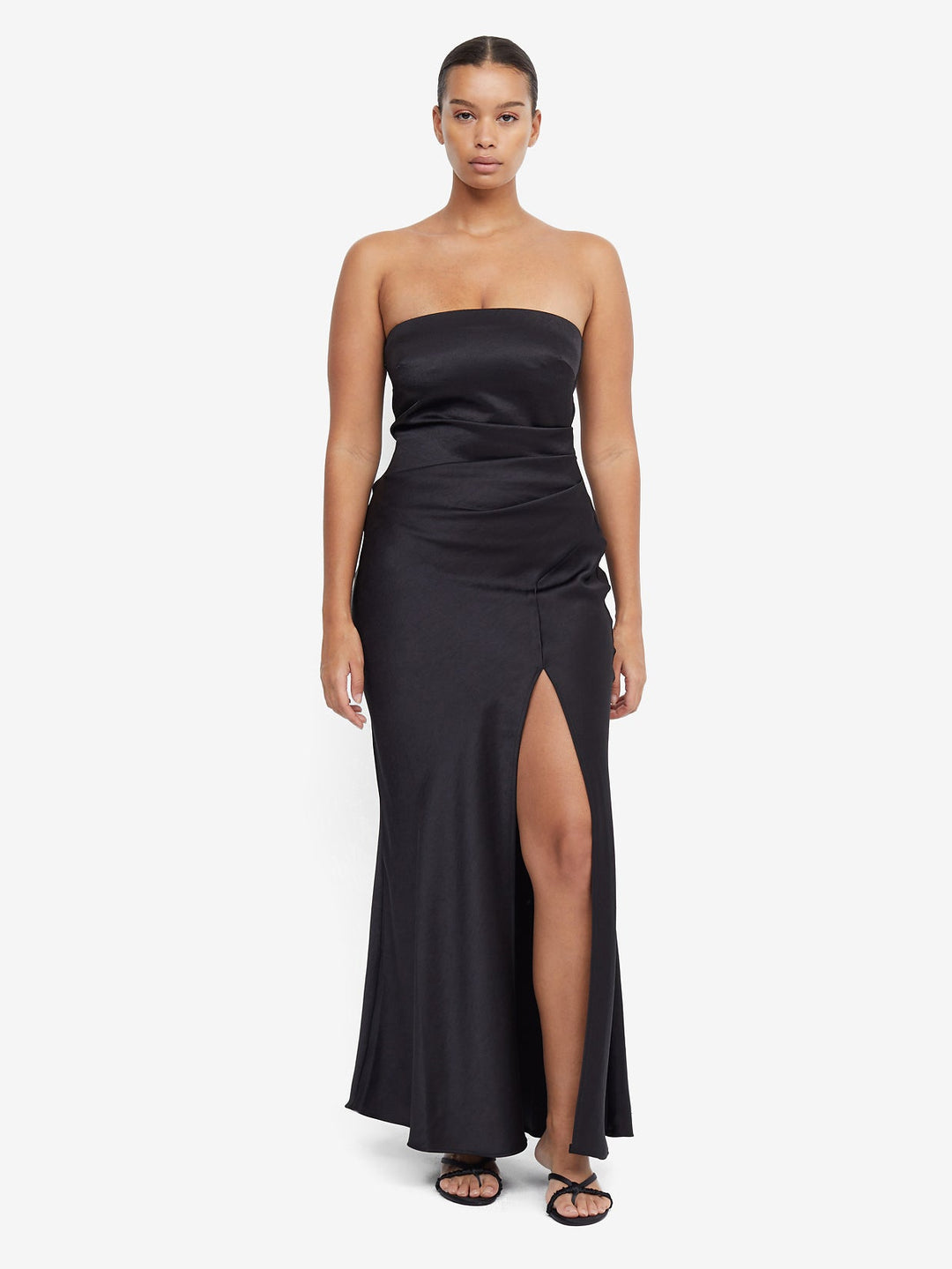THE DREAMER STRAPLESS DRESS - BLACK