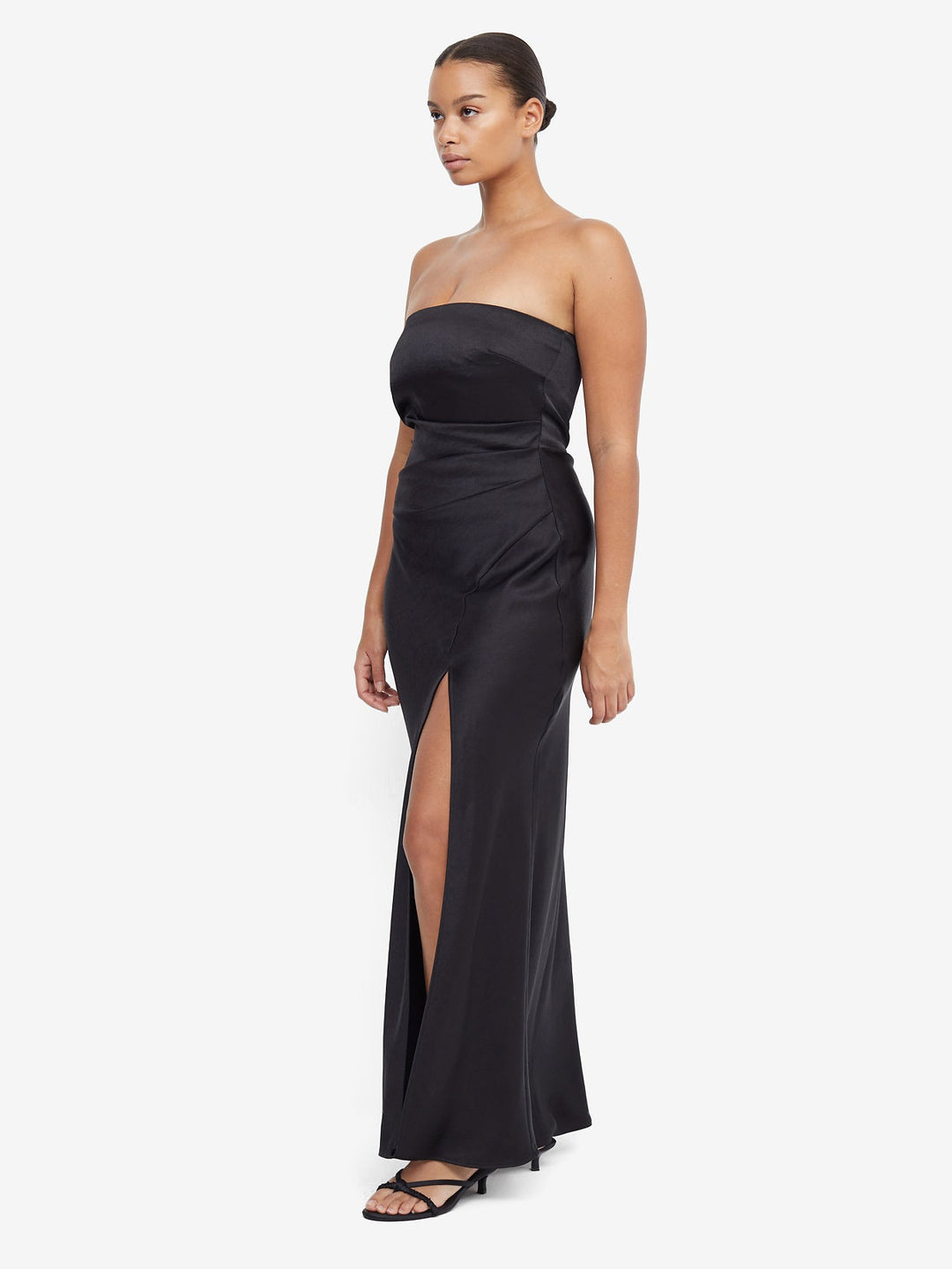 THE DREAMER STRAPLESS DRESS - BLACK