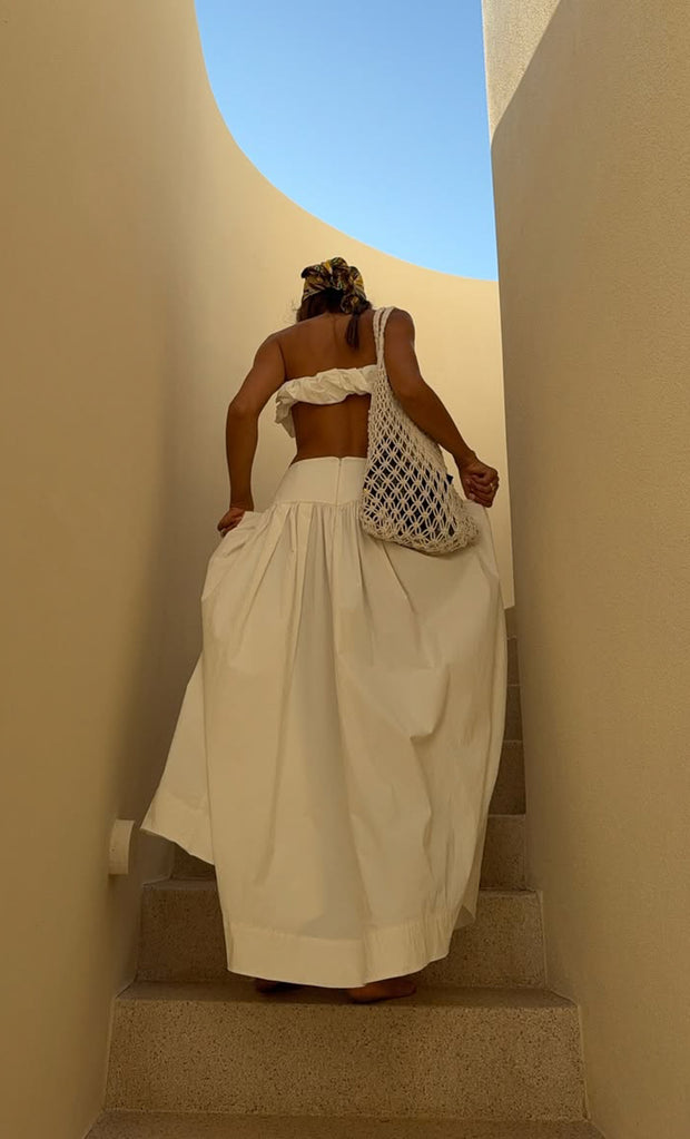 DANTE MAXI SKIRT - IVORY