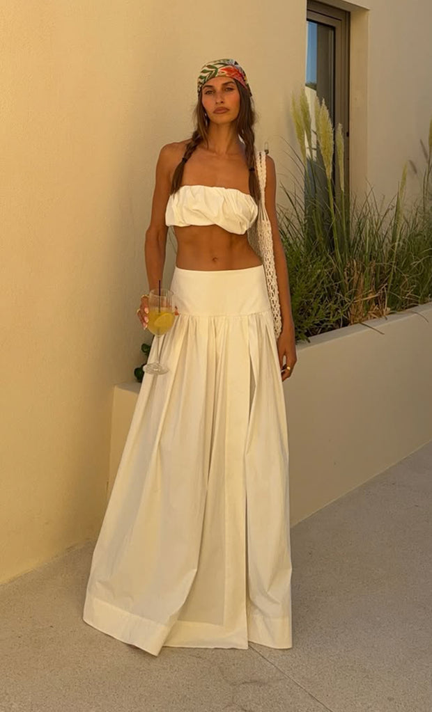 DANTE MAXI SKIRT - IVORY