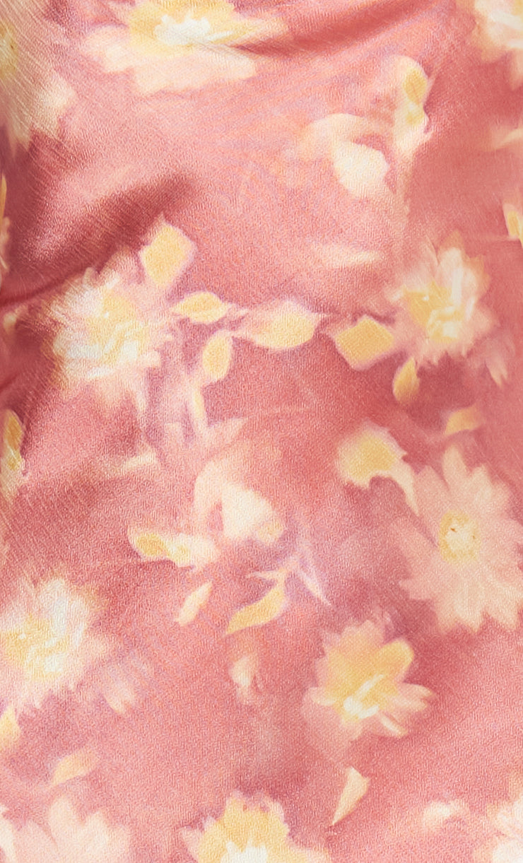 MARGOT SPLIT MIDI DRESS - LUMEN FLORAL
