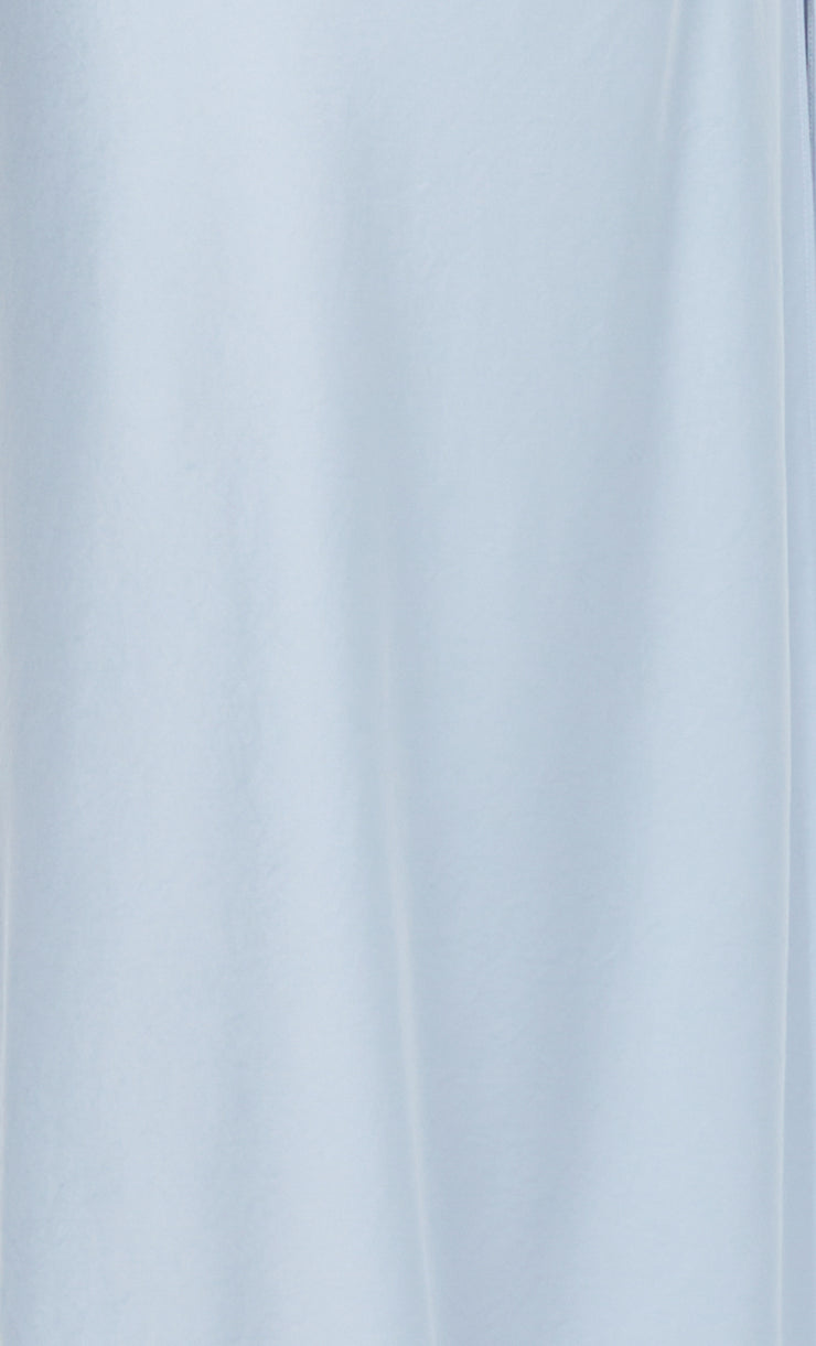 ETERNITY STRAPLESS MAXI - DUSTY BLUE