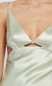 INDI STRAPPY MAXI DRESS - HONEYDEW