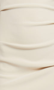 ANDY SCRUNCH MINI DRESS - VANILLA BEAN