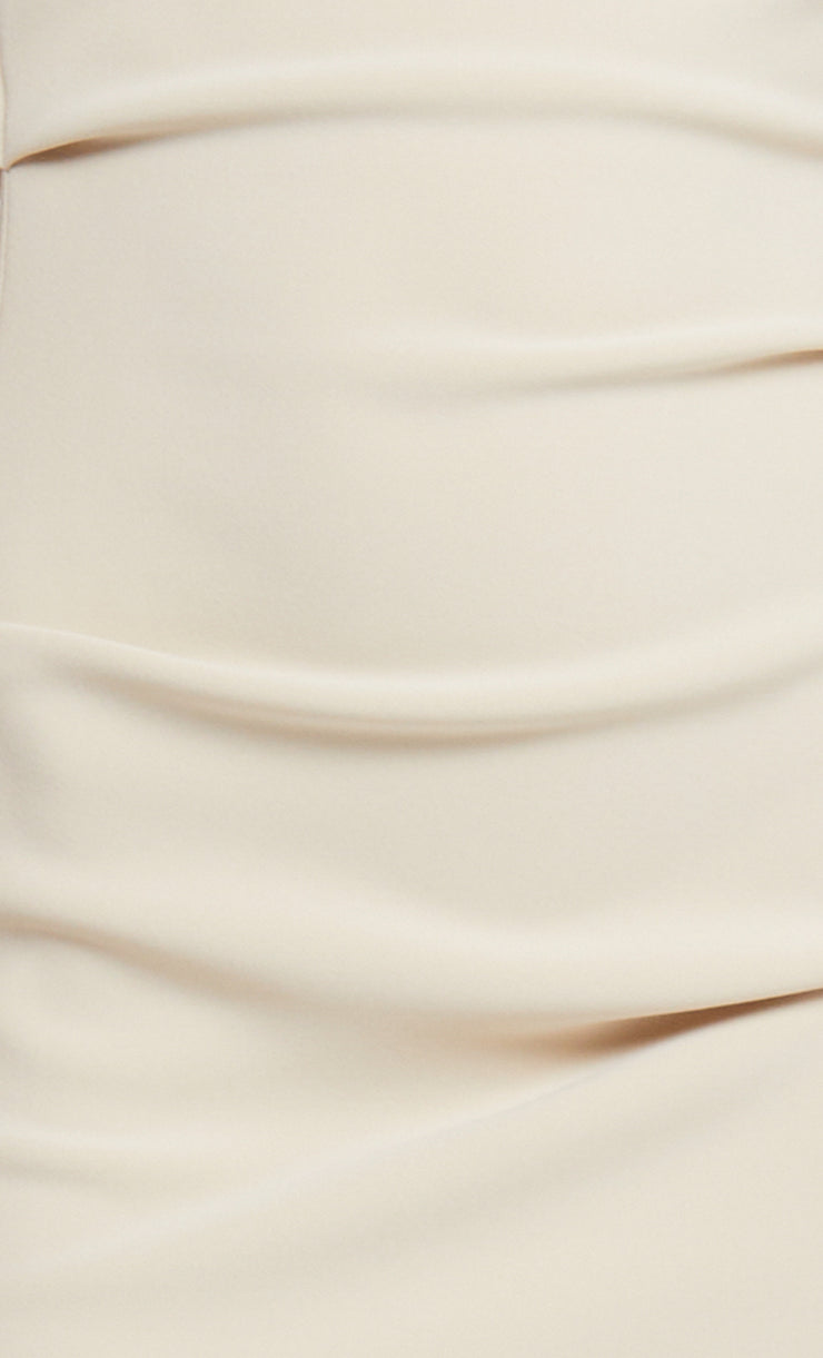 ANDY SCRUNCH MINI DRESS - VANILLA BEAN