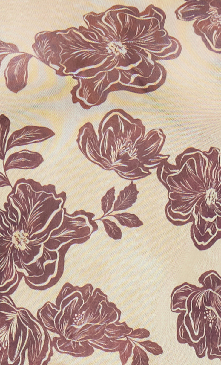 MALIBU BAY TANK - CITRUS PLUM FLORAL