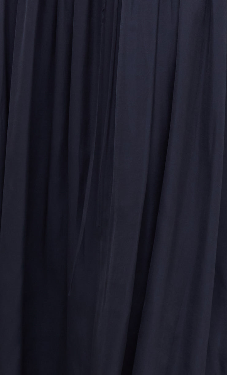 PARADISE BUTTON UP MAXI - BLACK