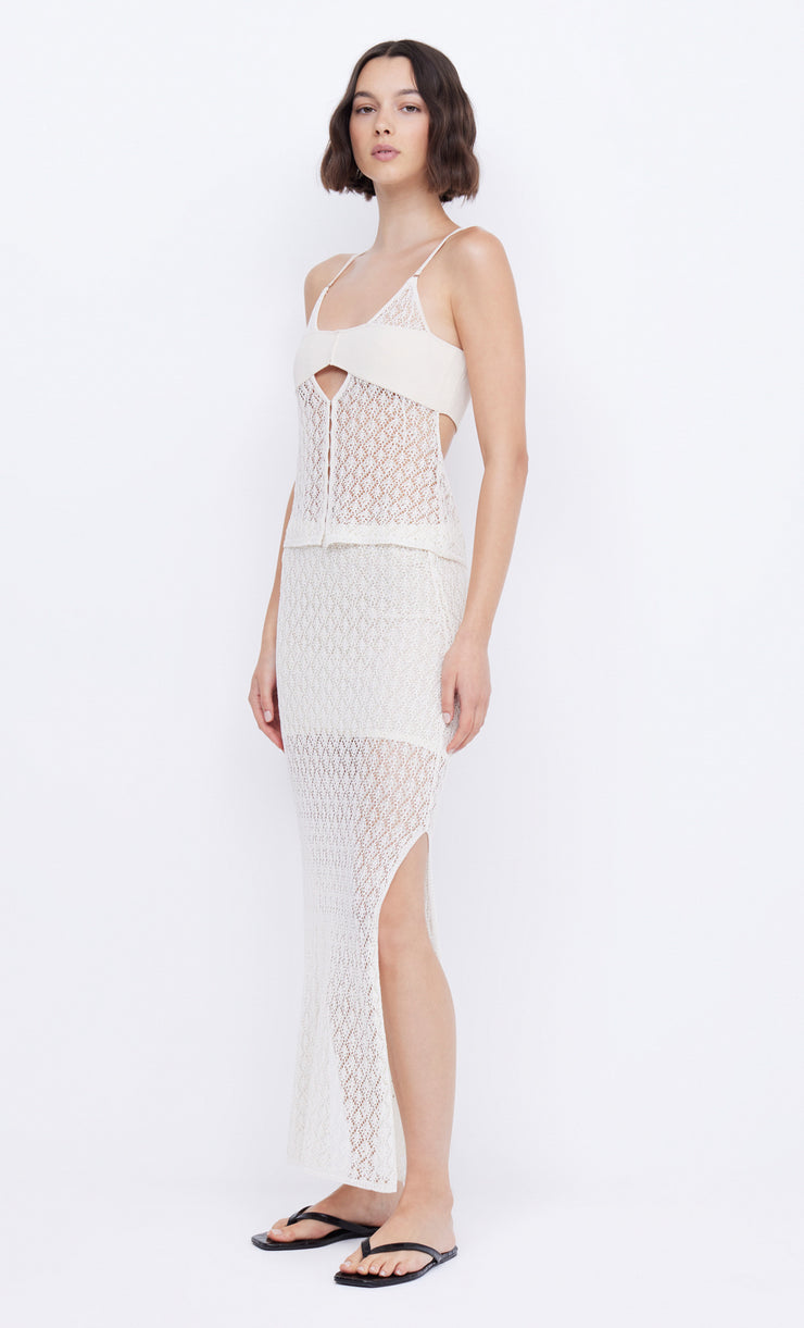BREEZE MAXI SKIRT - IVORY