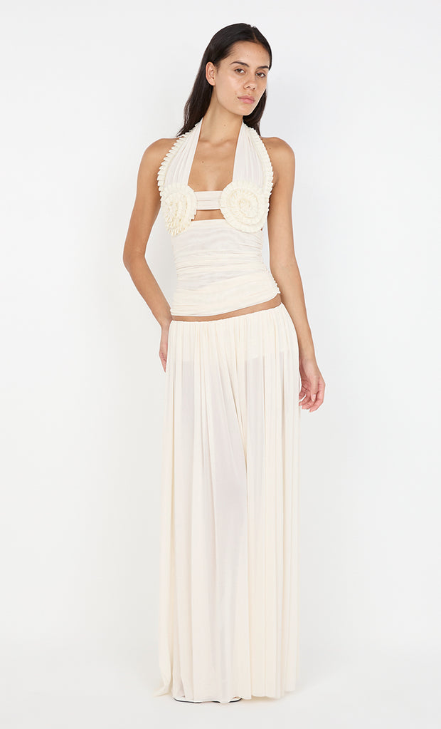 CAMILLE MAXI SKIRT - BUTTERCREAM