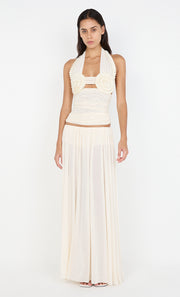 CAMILLE MAXI SKIRT - BUTTERCREAM