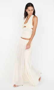 CAMILLE MAXI SKIRT - BUTTERCREAM