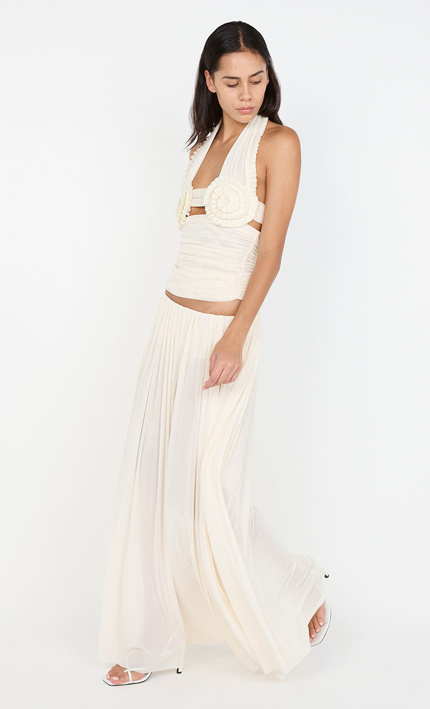 CAMILLE MAXI SKIRT - BUTTERCREAM