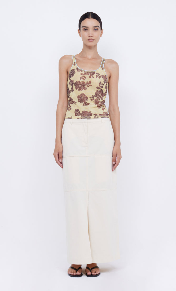 MALIBU BAY TANK - CITRUS PLUM FLORAL