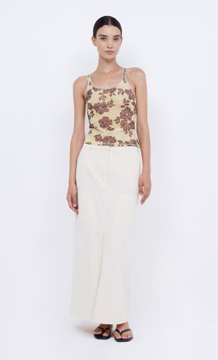 MALIBU BAY TANK - CITRUS PLUM FLORAL