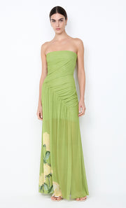 CITRINA STRAPLESS DRESS - ANIYA FLORAL