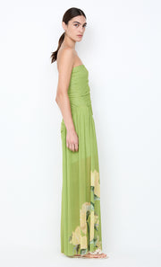 CITRINA STRAPLESS DRESS - ANIYA FLORAL