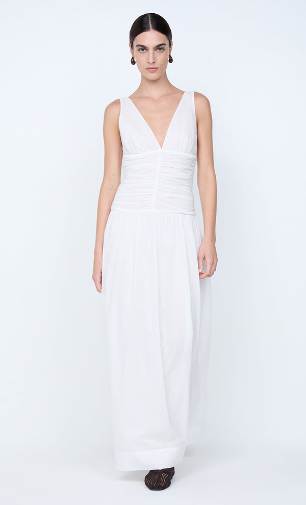 MARLOWE MAXI DRESS - WHITE