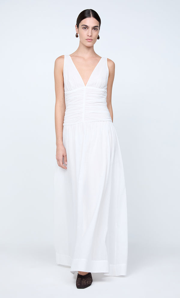 MARLOWE MAXI DRESS - WHITE