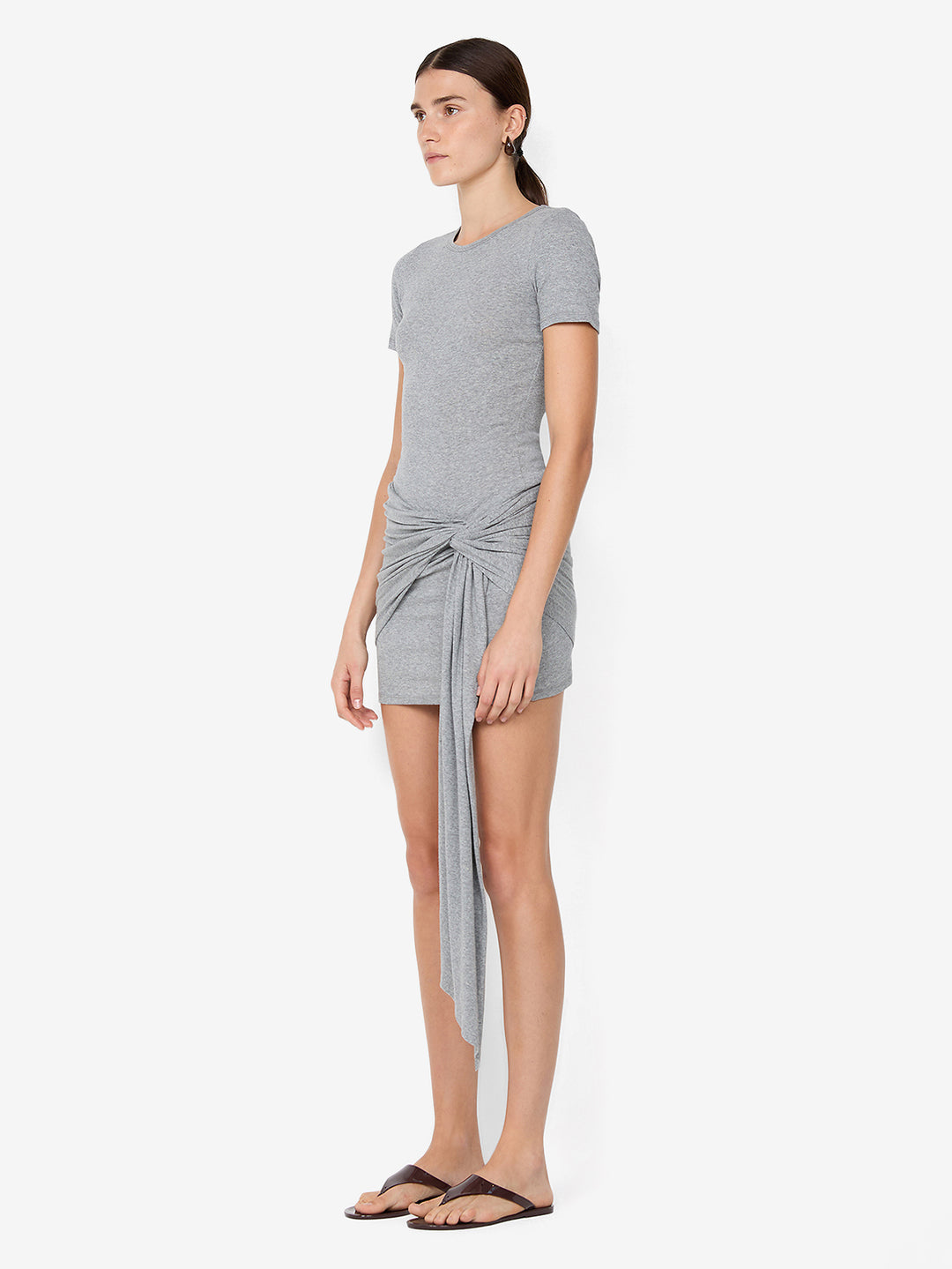 KLEO MINI DRESS - GREY MARLE