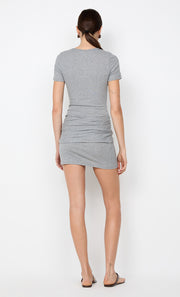 KLEO MINI DRESS - GREY MARLE