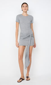 KLEO MINI DRESS - GREY MARLE
