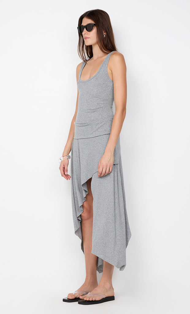 EMERSON TANK DRESS - GREY MARLE