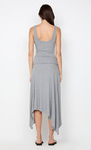 EMERSON TANK DRESS - GREY MARLE
